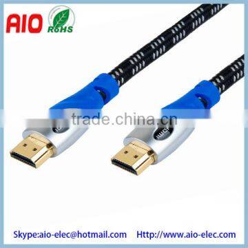 V1.4 High speed quality braided hdmi male to hdmi male HDMI cable type a to c 2043p 1080P HDTV,DV