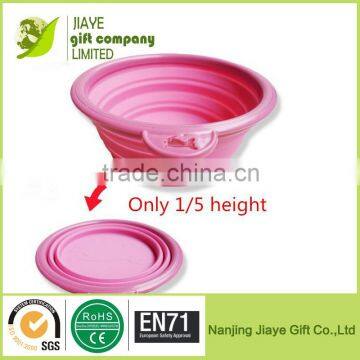 High Quality Small and Large Silicone Collapsible Dog Pet Bowl photo-3