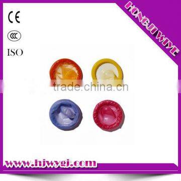 Colorful condom OEM latex sex condom male condom factory cheap price