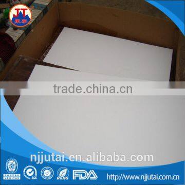 9-80mm thick molded stock white ptfe teflon sheet