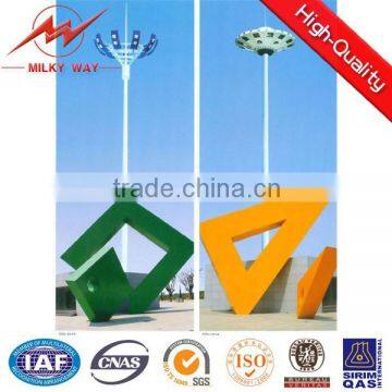 polygonal galvanized steel mast pole manufacturer