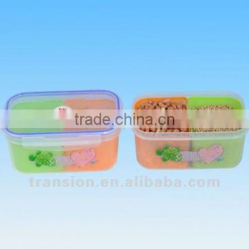 Plastic container with lid rectangle food storage boxes