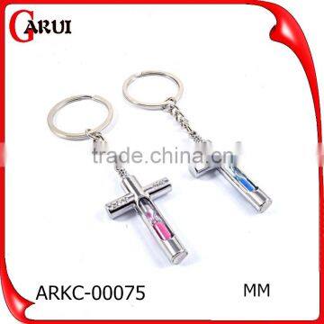Sandglass Key Ring--Metal,China OEM & ODM Keychain photo-3