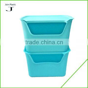 pp plastic material and attached lids plastic stackable palstic box packaging
