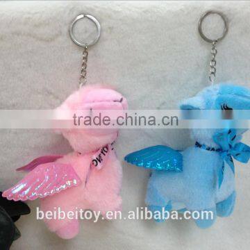 2015 wholesale custom animal keychain plush toy