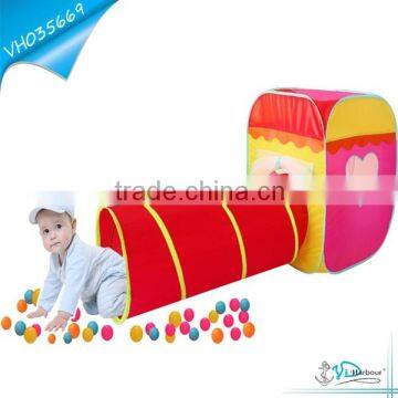 Pop Up Kids Playing Tunnels Type Tunnel Tent