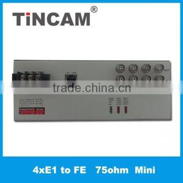 Good quality 75ohm 4E1 to ETH Converter