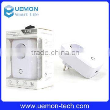 Wholesale CE ROHS 110-240V EU standard smart WIFI power plug socket