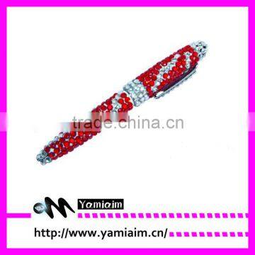 Promotional Crystal pen Rhinestone ballpoint Pen Jewelry ball pens