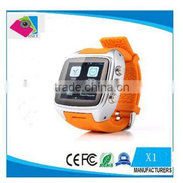 2015 Most Fashionable X1 Android Smart Watch with GPS+3G+WiFi+GPRS Bluetooth Watch for android phone
