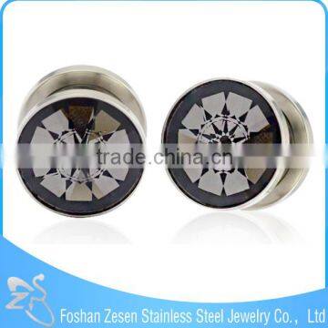 Wholesale Stainless Steel Ear Expand Tunnel Earrings For Men photo-2