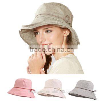 Kenmont spring &summer caps female free pattern wholesale bucket hats