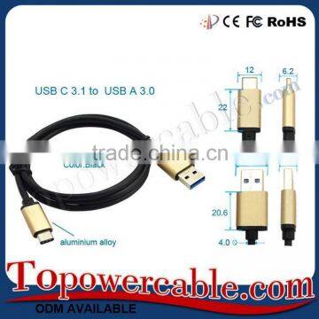 2016 Factory Wholesale USB 3.0 Type C Data Cable 3.0 USB Cord