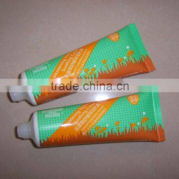 50g empty cosmetic tube with labling PE hand cream container