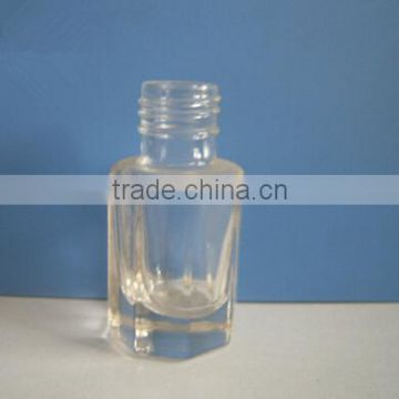 10ml clear glass nail polish bottle