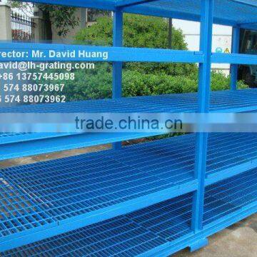 galvanized metal grating for heavy duty storge shelves