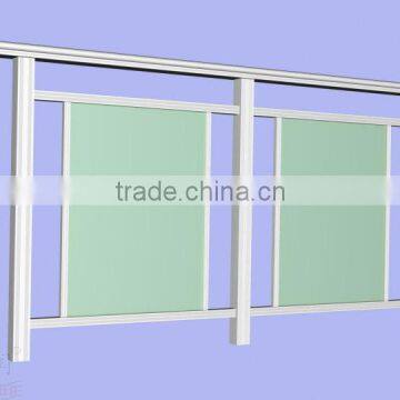 Wholesale aluminium alloy balcony railing/balustrade/aluminum glass balustrade