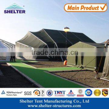 Waterproof Green Color used military tents for sale