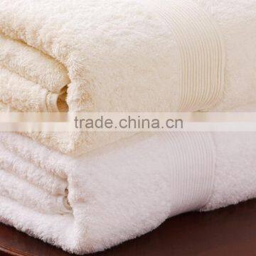 100% cotton white hotel bath towels 80*180cm 800g 16s