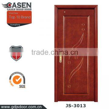 Guangzhou new arrival modern design natural cherry wood interior doors for wholesale