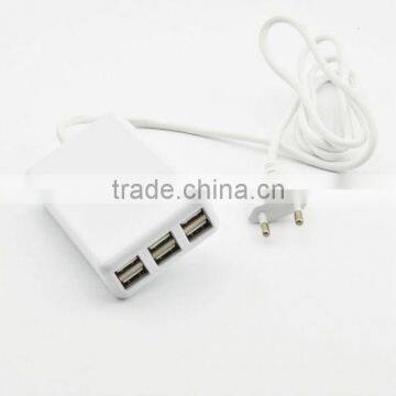 High quality 6 Port USB AC Power Adapter usb travel usb wall charger for iphone and Android Devices