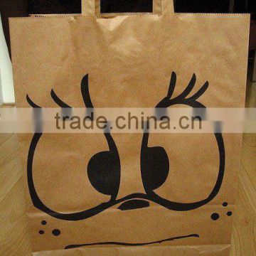 2011 new style kraft packing paper bag,brown kraft paper bag