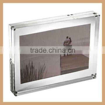 Customize Magnetic Acrylic Frame , Magnet Connecting Acrylic Photo Frame for Wedding Memorial photo-5