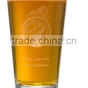 large pint beer glasses