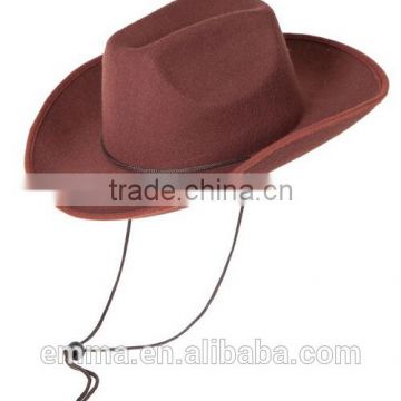 Pretty design folding cowboy hat with good qulity HT2052