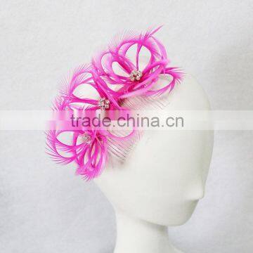 Kentucky Derby Races event fascinator,wedding fascinator,party fascinator,feather fascinator on comb