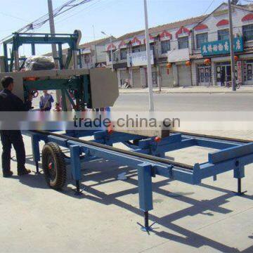 diesel horizontal portable band saw mill machine