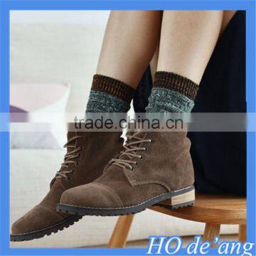 MHo-217 Hot Selling Autumn Japanese Retro Style Cotton Socks Women in Tube Socks Piles of Socks photo-2