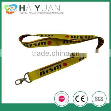 simple woven lanyard with metal handware