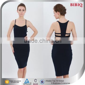 Wholesale High End 2015 Backless Black Bandage Dress