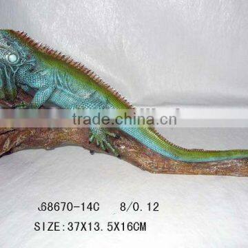 Iguana polyresin material