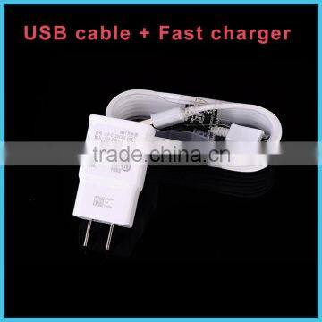 driver download usb data cable original for samsung S6 S6 Edge note 4 fast charging cable with adapter