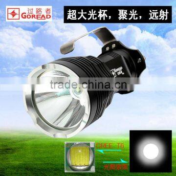 GOREAD Y50 Black Aluminum High bright rechargeable 1000lum T6 flashlight search light