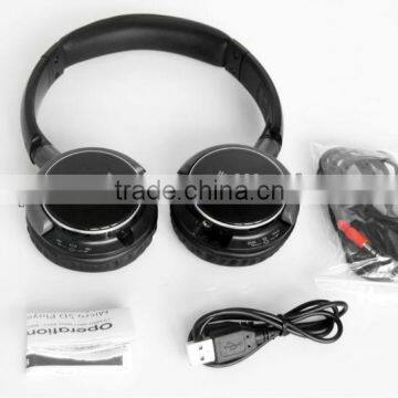 rechargeable wireless headphone earphone for MP3/MP4/PC FM radio