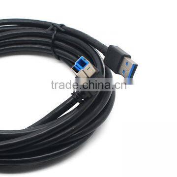 Right angle USB3.0 A male to USB 3.0 Printer B male extention cable