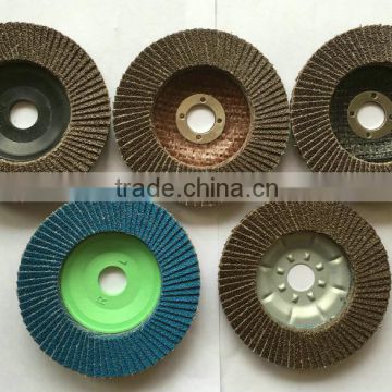 6" high quality Zirconium Abrasive Flap Disc---60#