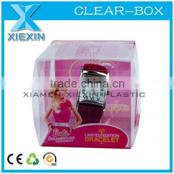 Cheap clear watch printing stock box plastic package