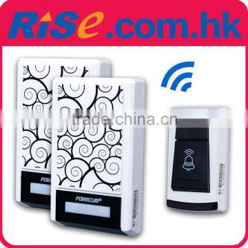 Wireless 2 Receivers Remote Control 100m Waterproof 36 Tunes Doorbell Door Bell