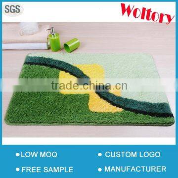 New Fashion Bath Mat,Jacquard Polyacrylic rug with rubber backing