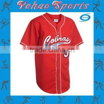 hot sale sublimated camo baseball jersey