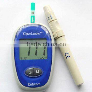 Enhance PC downloading FDA certificate Result in only 8 seconds blood d tester/blood check/accutrend glucose strip