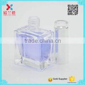 Hot Sale Funny Shape Clear Empty Glass Nail Polish Bottles With Lovely Cap photo-3