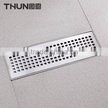 Stainless Steel Linear Shower Floor Drain With Wedge Wire Grate photo-2