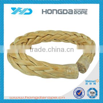 18mm uhmwpe rope,12 strand hollow braided synthetic winch rope