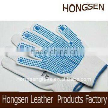 HSLB30 pvc dotted gloves