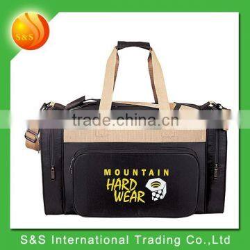 Outdoor travel sport polo travel bag with bottle holder